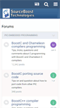 Mobile Screenshot of forum.sourceboost.com